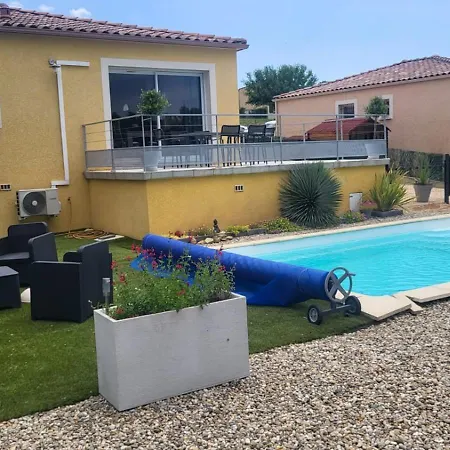 Charmante Maison Lumineuse Avec Piscine, Jolie Vue Willa *
