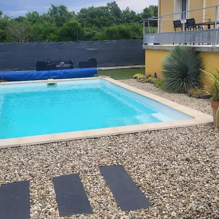 Charmante Maison Lumineuse Avec Piscine, Jolie Vue Villa Potelières