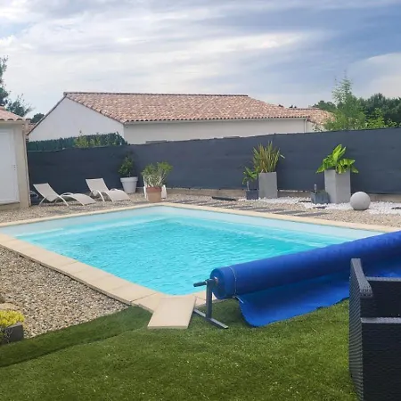 Charmante Maison Lumineuse Avec Piscine, Jolie Vue Willa *